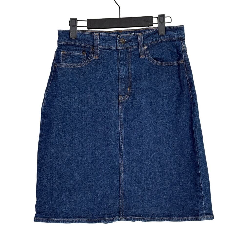 Levi's Blue Denim Pencil Skirt